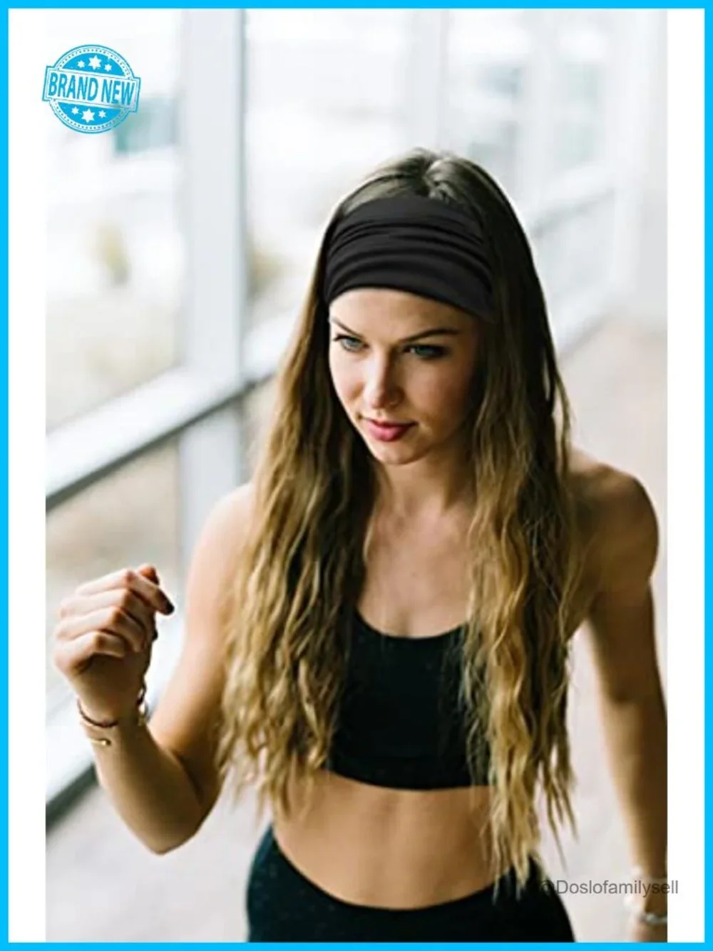4 Packs Wide Bow Knotted Headbands for Women Non-Slip Soft Elastic Hair Wraps